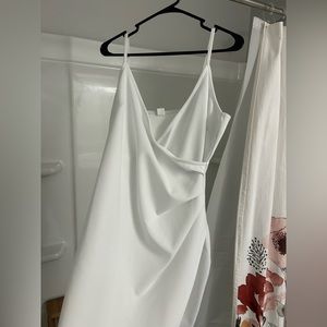 White mini dress. XL